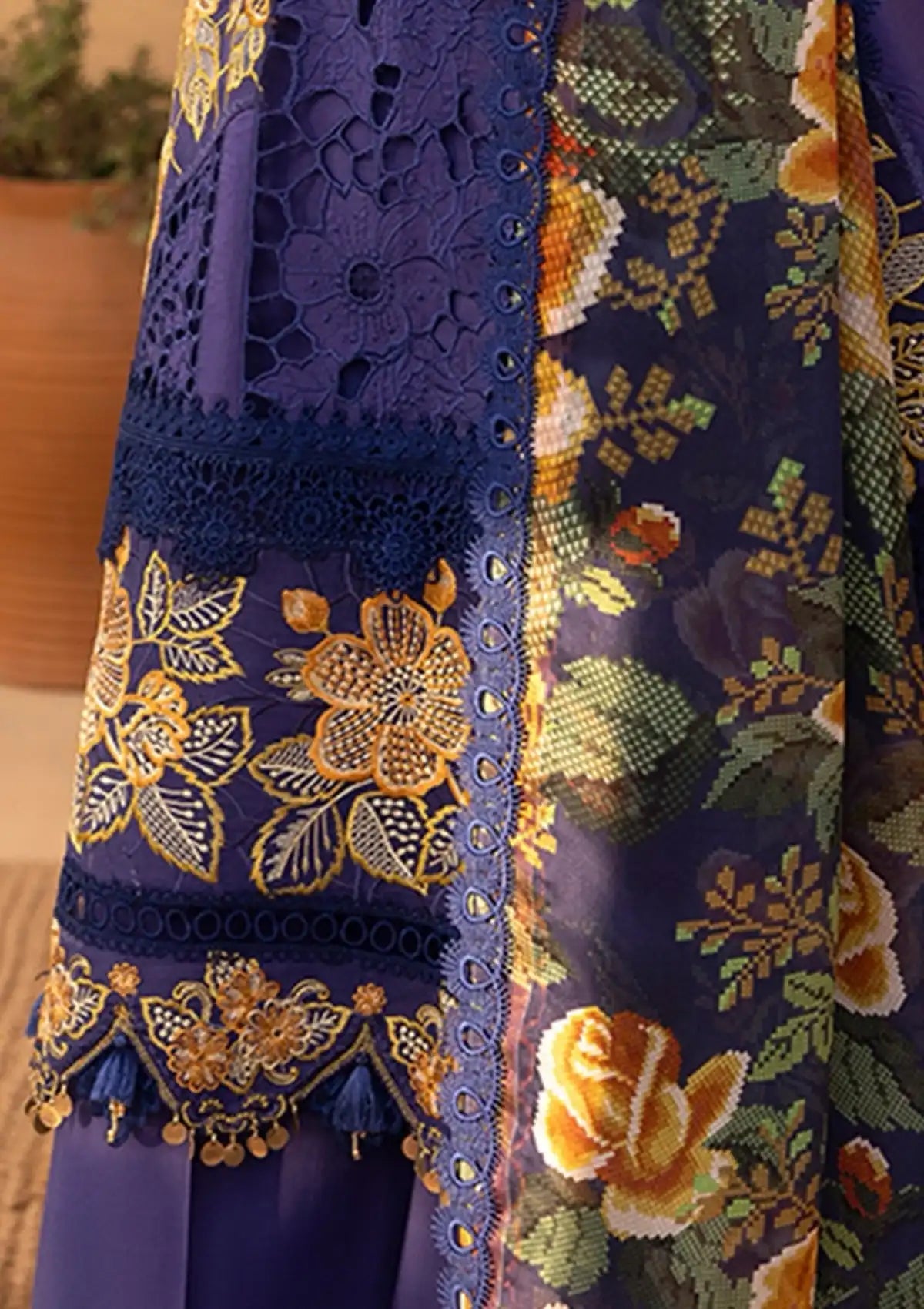 Saira Rizwan Luxury Lawn'25 Ayla's Atelier